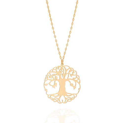 GOLD TREE OF LIFE MANDALA PENDANT