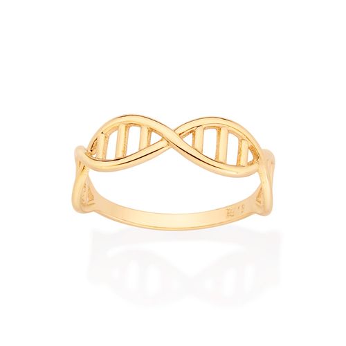 GOLD CHROMOSOME SKINNY RING
