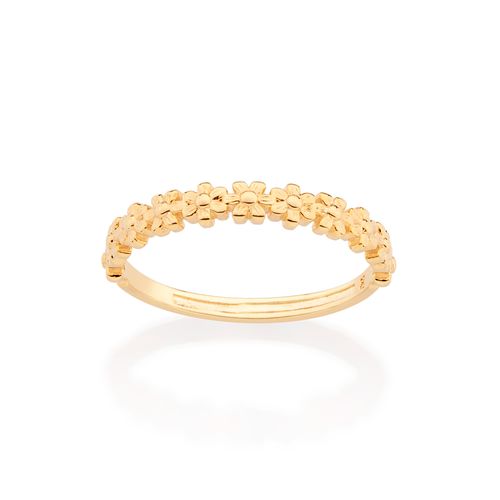 GOLD MINI FLOWERS RING
