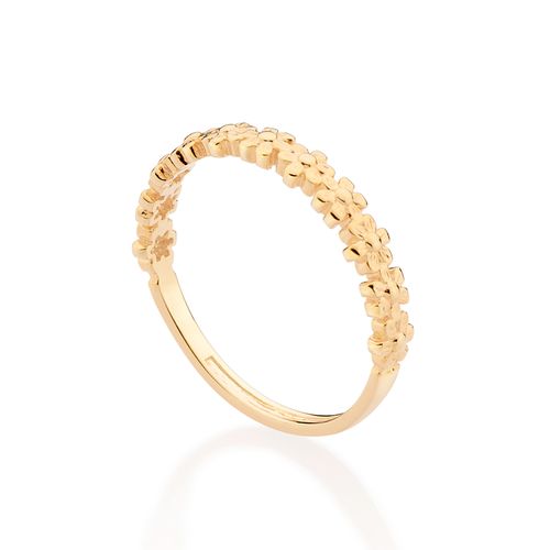 GOLD MINI FLOWERS RING
