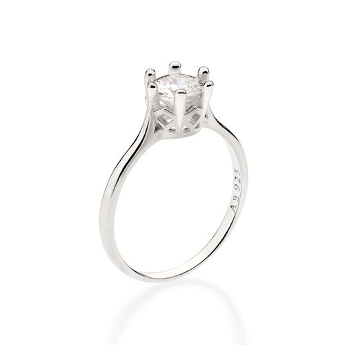 SILVER 925 RING WITH ZIR