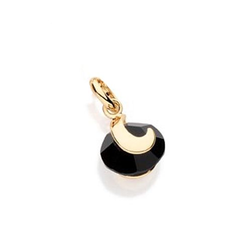 GOLD PENDANT WITH CRYSTAL