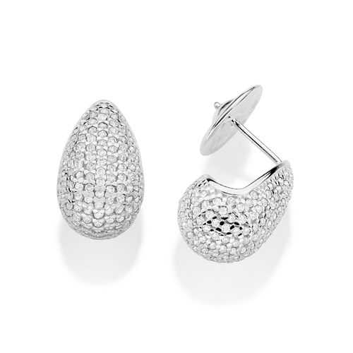 SILVER 925 STUDDED DROP EARRINGS