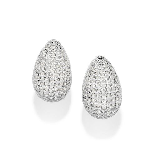 SILVER 925 STUDDED DROP EARRINGS