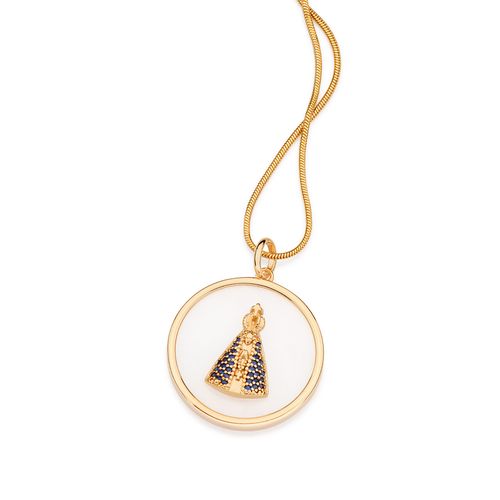 GOLD OUR LADY REVEALED PENDANT