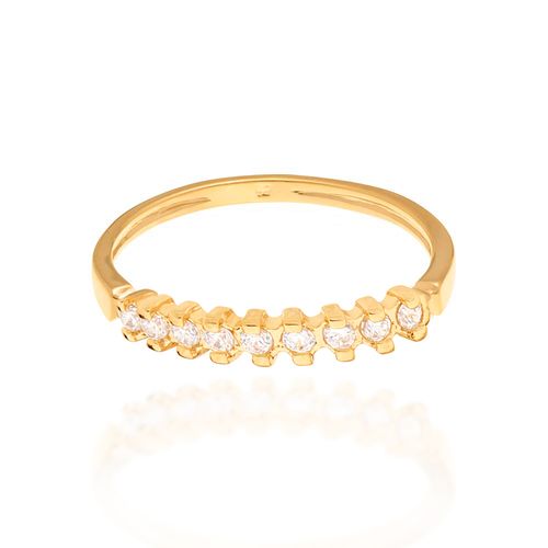 GOLD RING WITH ZIR.