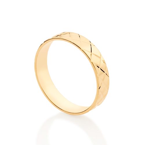 GOLD TEXTURED WEDDING BAND