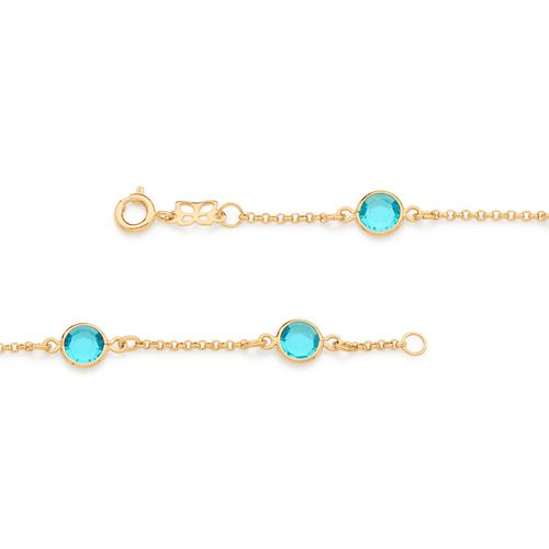 GOLD BRACELET WITH CRYSTAL