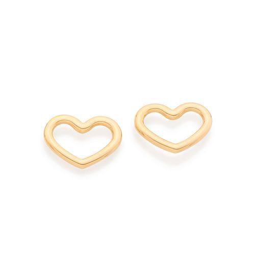 GOLD SMALL HEART EARRING
