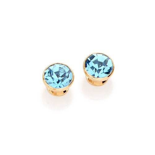 GOLD EARRING WITH CRYSTAL