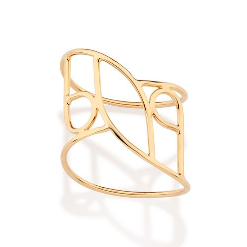 GOLD ABSTRACT DESIGN RING
