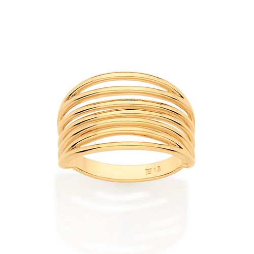 GOLD LINES MAXI RING