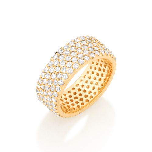 GOLD RING WITH ZIRCONIA