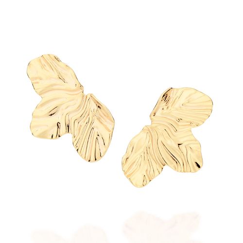 GOLD FLOWER EXTRAVAGANZA EARRINGS