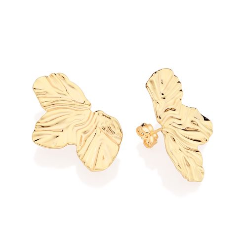 GOLD FLOWER EXTRAVAGANZA EARRINGS
