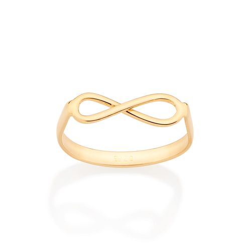 GOLD ETERNITY SKINNY RING