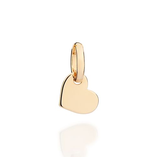 GOLD DANGLY HEART PENDANT