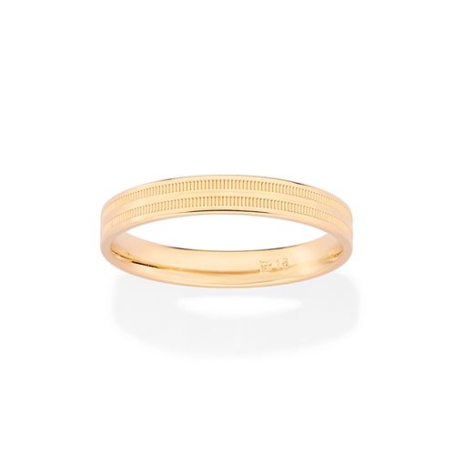 GOLD TEXTURED WEDDING BAND
