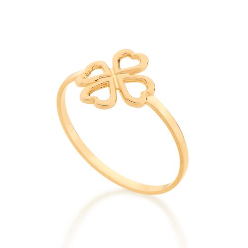 GOLD CLOVER RING