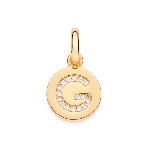 GOLD EVERYDAY INITIAL PENDANT  -LETTER G