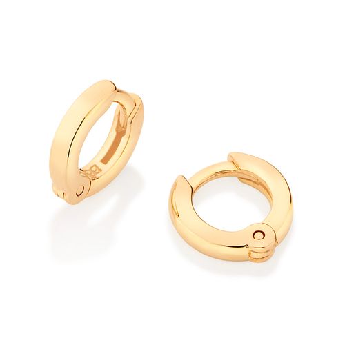 GOLD BASIC HUGGIE EARRINGS