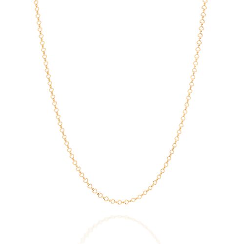 GOLD HEART CABLE LINK CHAIN