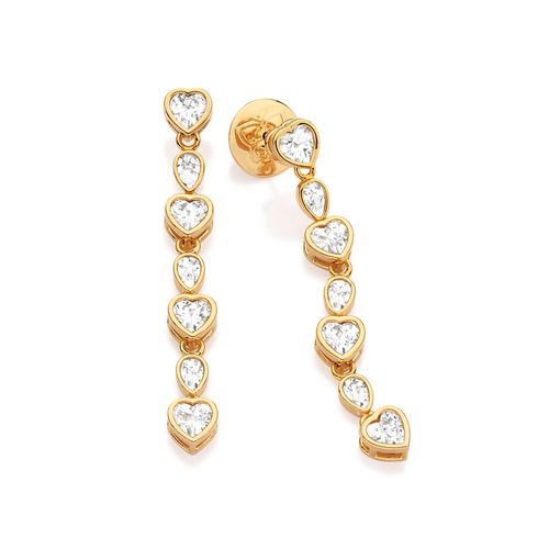 GOLD THATS MY CRUSH PENDULUM EARRINGS