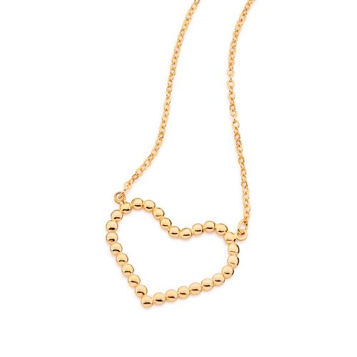 GOLD HEART POP NECKLACE