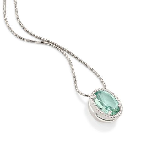 RHODIUM SERENITY PENDANT