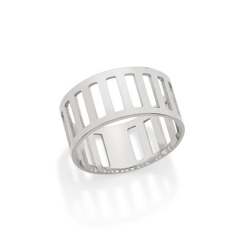 RHODIUM PLATED RING