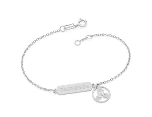 RHODIUM PLATED BRACELET